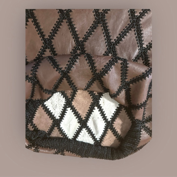 Brown Crochet Top/ Sweater Handmade #354 - Picture 8 of 16